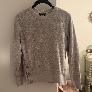 The North Face Light Gray Crewneck Sweater